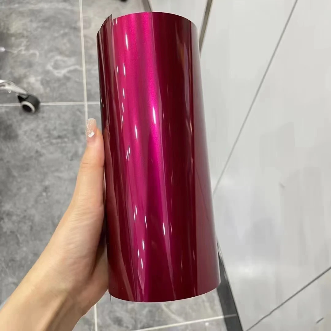 

PET liner Automotive Wrap Film Red Metallic Vinyl How to install a vinyl wrap DIY