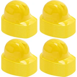 10/20/30pcs Construction Hats Building Dress Up Hats Plastic Yellow Kids Party Hat Birthday Hats for Construction Birthday Party