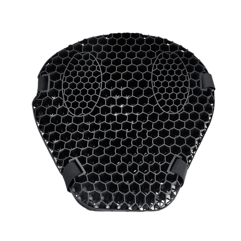 2X Motorcycle Honeycomb Style Universal Cushion Seat Shock Absorption Seat Accessories