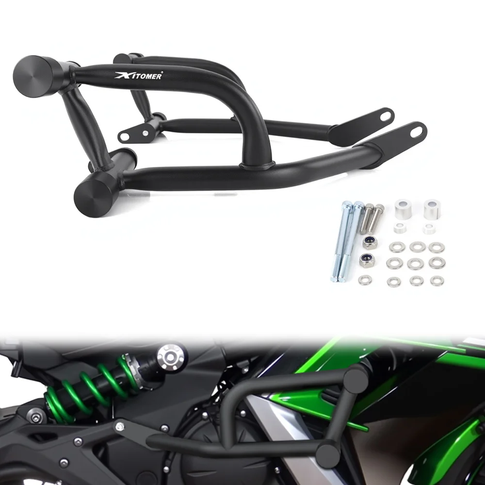 

Motorcycle Stunt Cage Crash Cage Engine Guard Highway Bars ninja650 2013-2016 ER-6F(EX650) 2012-2016 Ninja 400 For Kawasaki