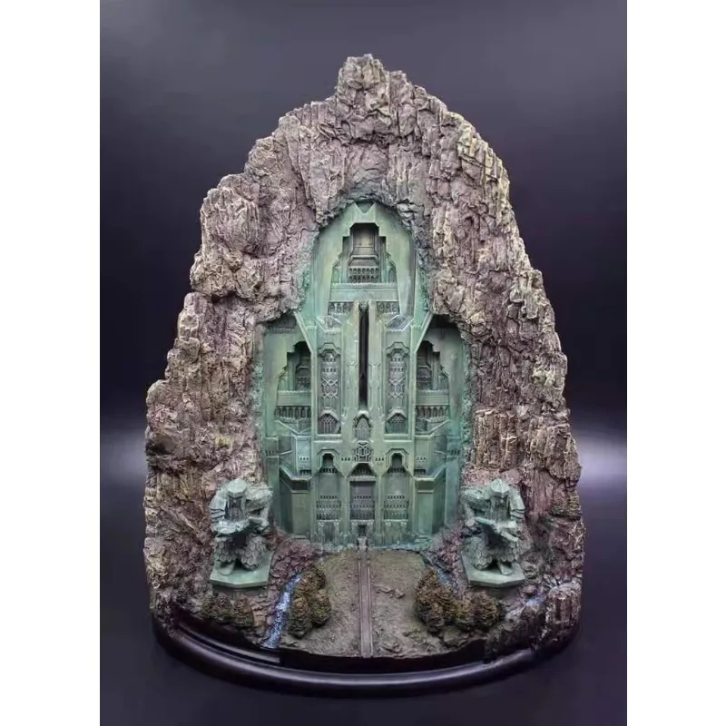 

27cm Lonely Mountain Door Resin Figure High Quality Erebor Dwarves Warrior Statue Toy Collection Model Desktop Decoration