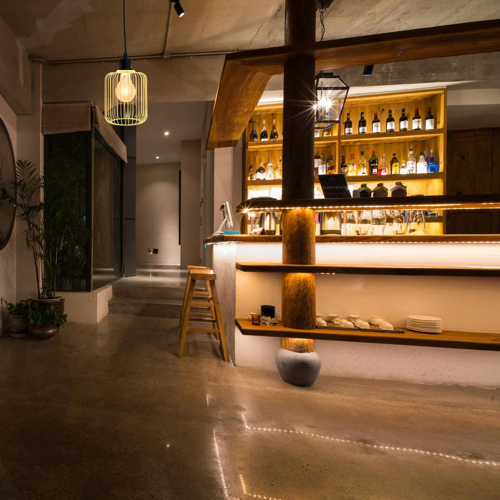 

Retro Iron Lamp Shade Hollow Out Metal Pendant Light Cover Vintage Ceiling Lampshade Replacement For Home Hotel Decor