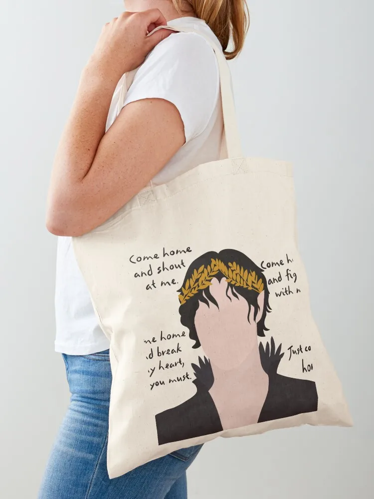 Come home and shout at me Cardan Tote Bag Fabric bag Big bag women