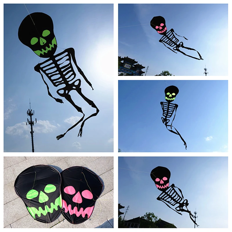 Free Shipping Skull kites flying 3d kites for adults air kites for professional wind power plane kite flying toys kitesurf kite