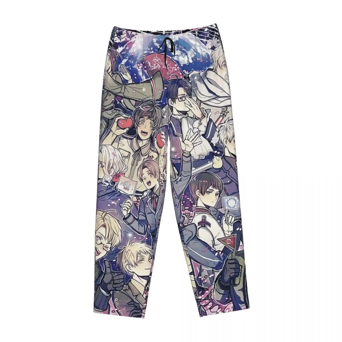 

Женские пижамные штаны Hetalia Group World Stars на заказ, одежда для сна с карманами