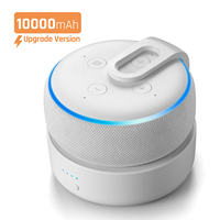 GGMM D3+ 10000mAh Battery Base for Echo Dot 3rd Gen Portable Amazon Alexa Echo Dot 3 Battery Base 16 Hours Playtime White