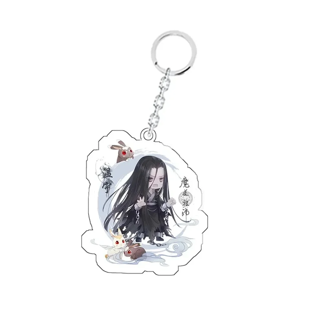 6cm Anime Mo Dao Zu Shi Acrylic Stand Figure Demonic Wei Wuxian Keychain Desktop Standing Plate Decoration Model Gift