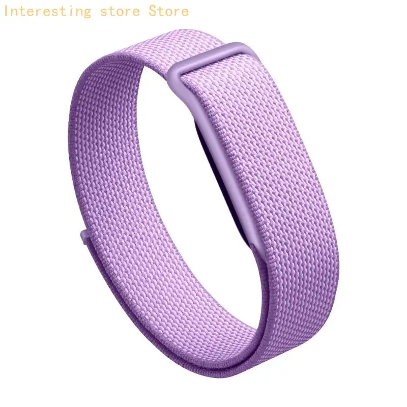 Atmungsaktives Ersatzarmband für die Verwendung mit der Bit Air Smartwatch, Textilarmband mit verstellbarem Wickeldesign für – Detail 4