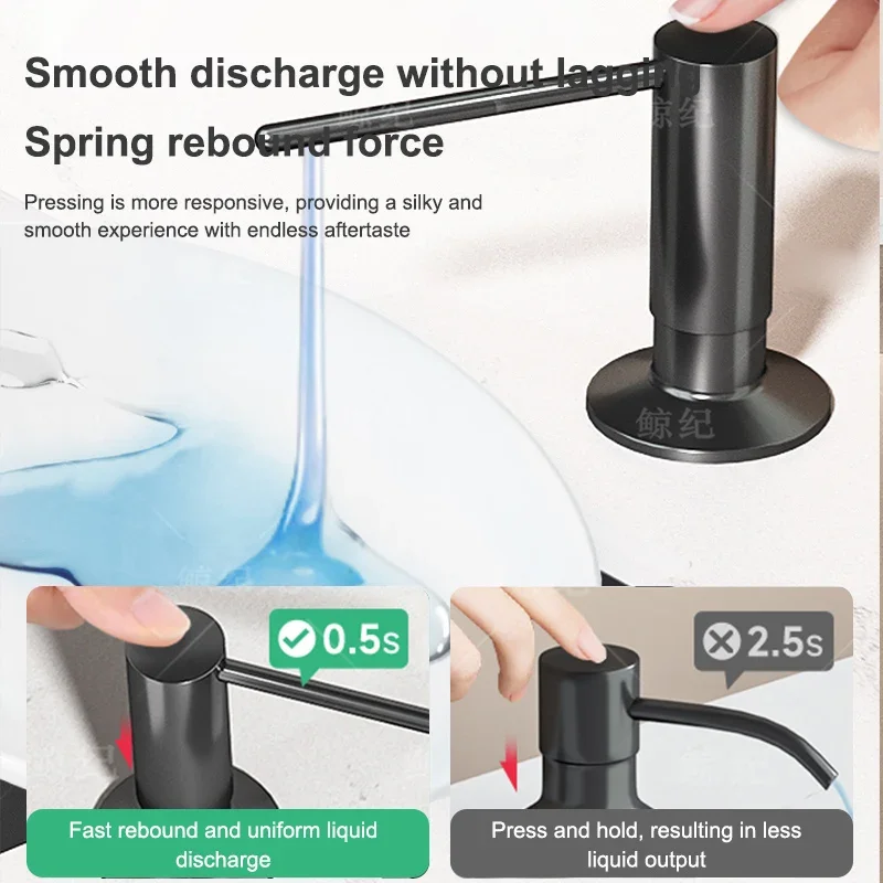 Дозатор для мыла для раковины, пресс для мытья посуды, экстрактор для кухни, бытовая раковина, моющее средство, пресс для раковины, бутылка