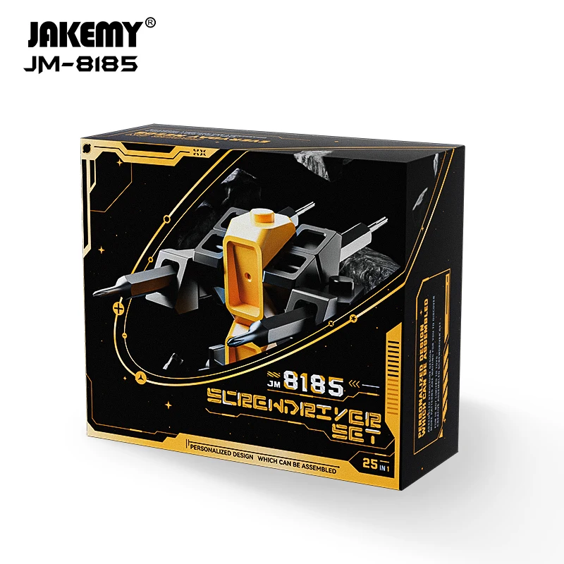 JAKEMY JM-8185 Precision Screwdriver Set Magnetic Phillips Slotted Bits Screw Driver for Mobile Phone Tablet Repair Tools