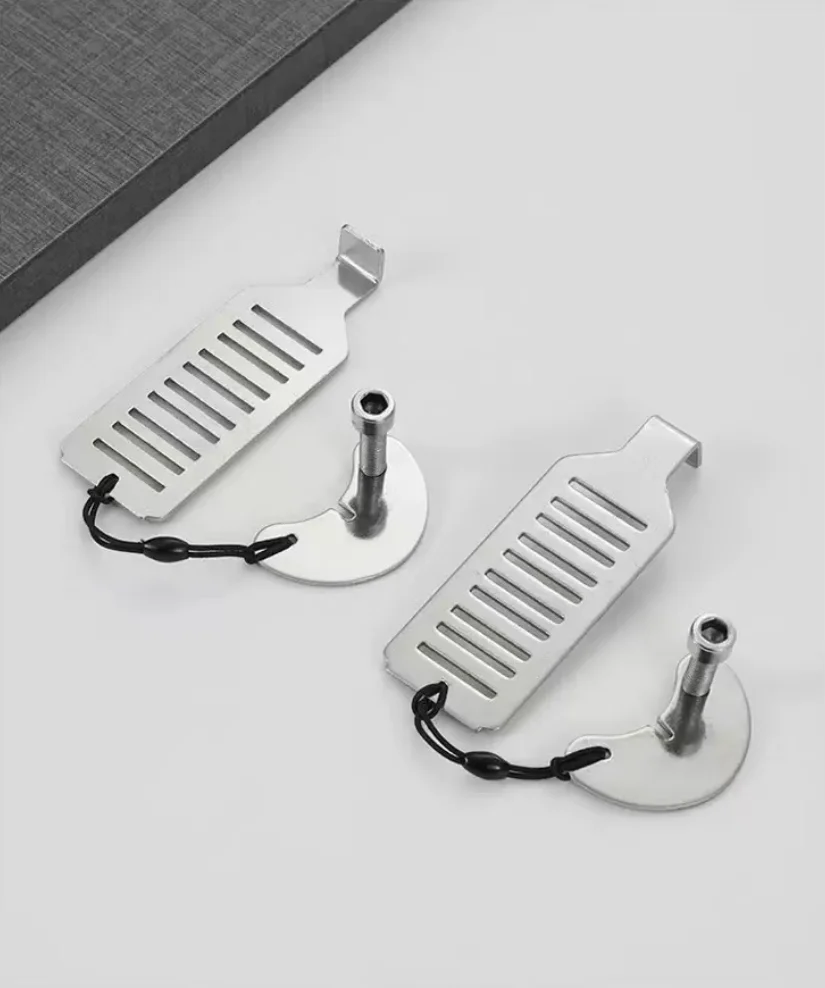 قطعتان من مانع الباب المضاد للسرقة، مانعة الباب المحمولة للفتيات الذين يعيشون بمفردك ضد قفل الباب العلوي الآمن من فندق الذئب