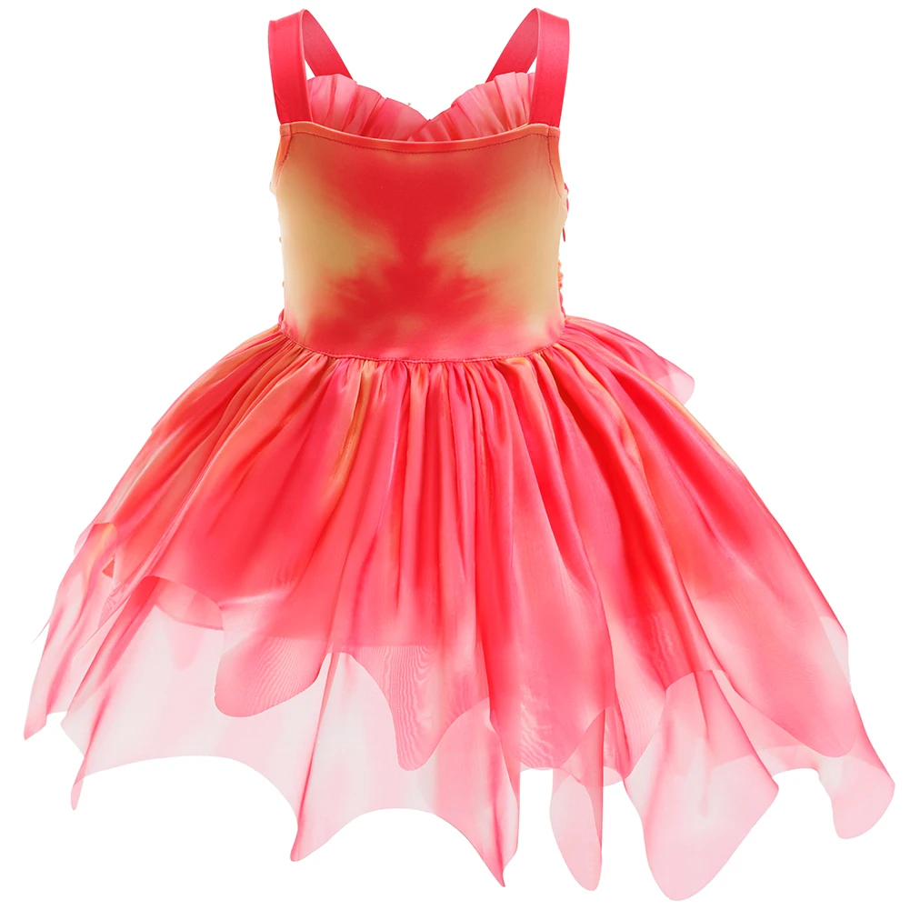 Girls Good Wicked Glinda Cosplay Costume Wicked Pink Girls Disguise Birthday Party gown  3-10year Carnival Party Outfits Suit Un