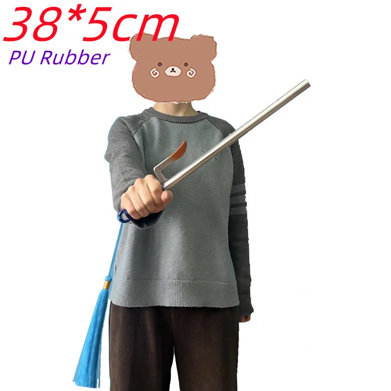 Japanische Umezawa's Jitte Waffe Dolch Kurzes Messer Schwert Cosplay Prop Bildung Spielzeug Sicherheit Gummi Halloween Geschenk