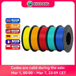 5KG Mix Colors PLA filament 1kg 1.75mm For 3D Printer PETG Material for 3D Printing filamento pla 3D Printer Filament