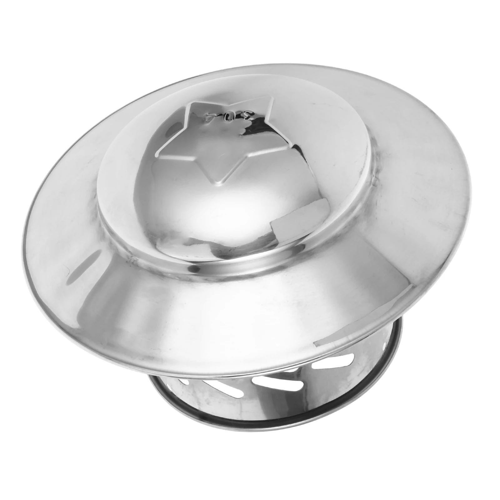 

Pipeline Rain Hat Round Stainless Steel Weatherproof Chimney Cover inside House