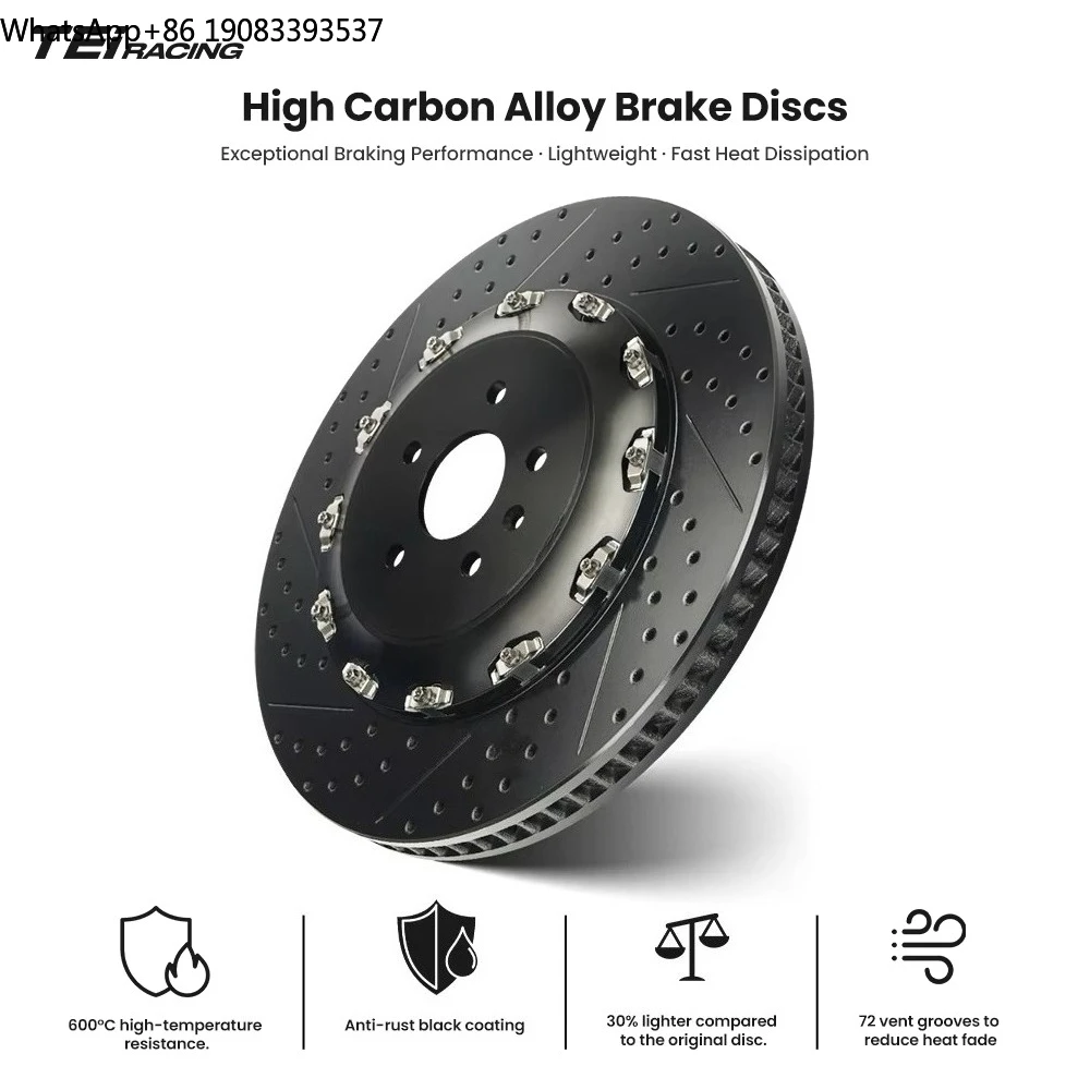 

TEI P60ES Big Piston Caliper Brake System Brake Disk Kit for BMW 3 Series E36 E46 E90 E92 F30 G20 1990-2025