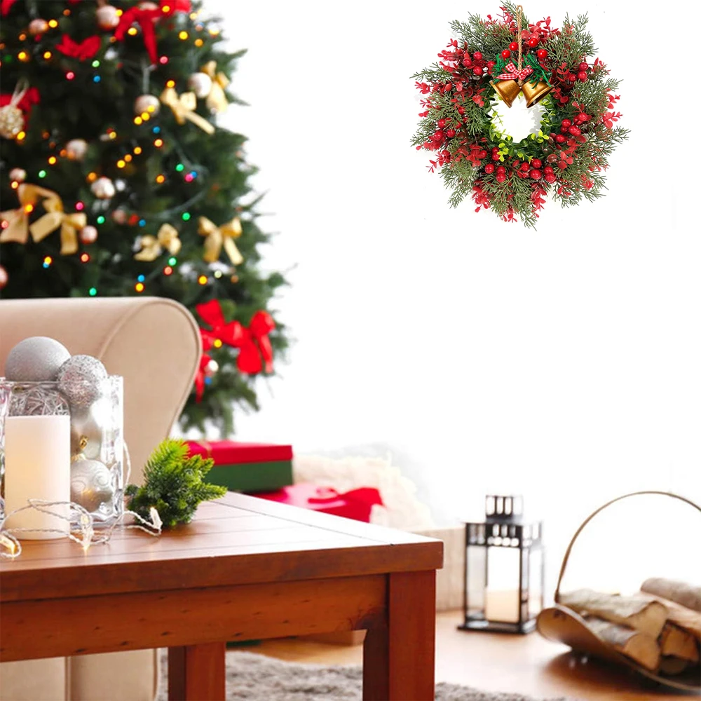 35 cm Weihnachtskranz mit Gloc – Christmas Wreath Fake Bewertung und Preis
