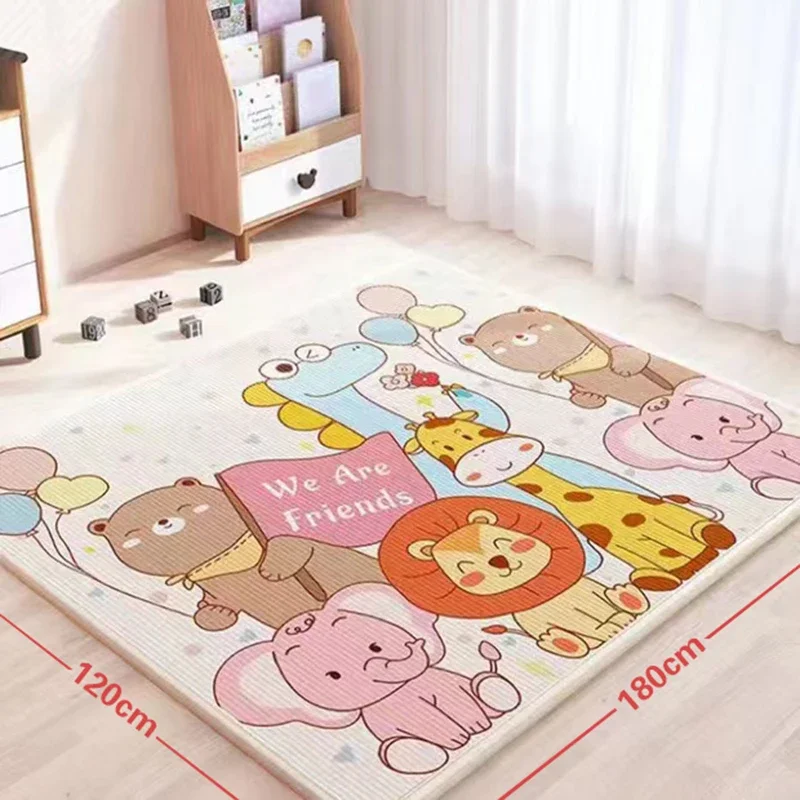 New 200x180cm Environmentally Friendly Baby Activities 1cm Thick Baby Crawling Play Mats Carpet Play Mat for Children's Safety