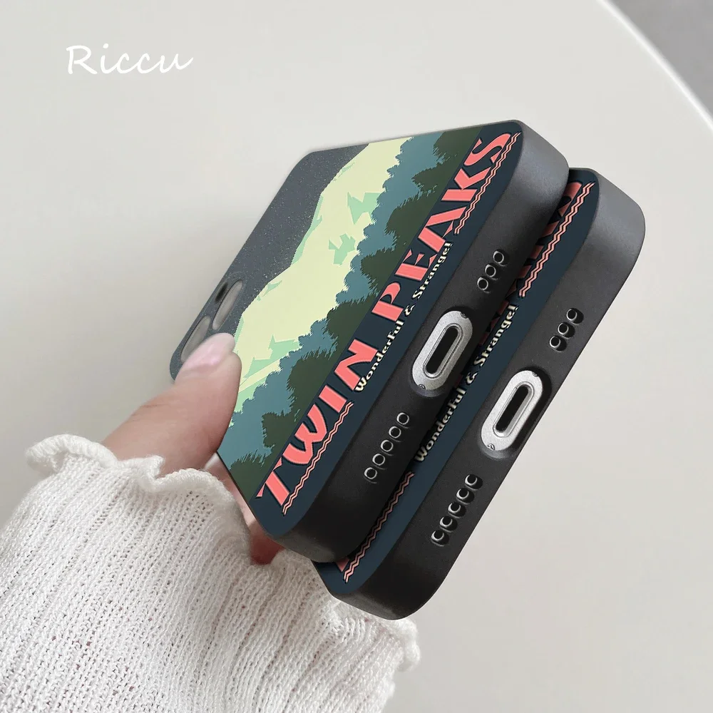 Welcome To Twin Peaks Phone Case FOR IPhone 16 15 14 11 12 Pro 8 7 Plus X Pro 14 MAX 12 13 Iphone 14 13 Soft Phone Covers