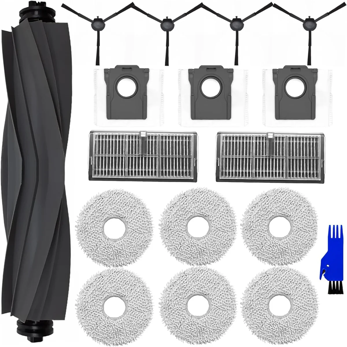 Accessory Set for Dreame L10s Pro Ultra Heat Vacuum Cleaner Spare Part,Main Brush, Wipes,Dust Bags,Filters,Side Brushes