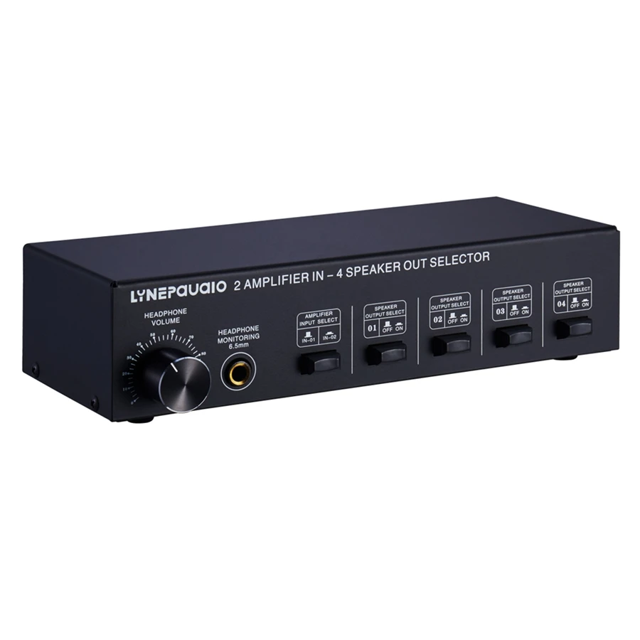 

Lossless 2 in 4 Out Amplifier and Sound Switcher Distributor, Comparator, Headset, Audio Input, 300W Per Channel