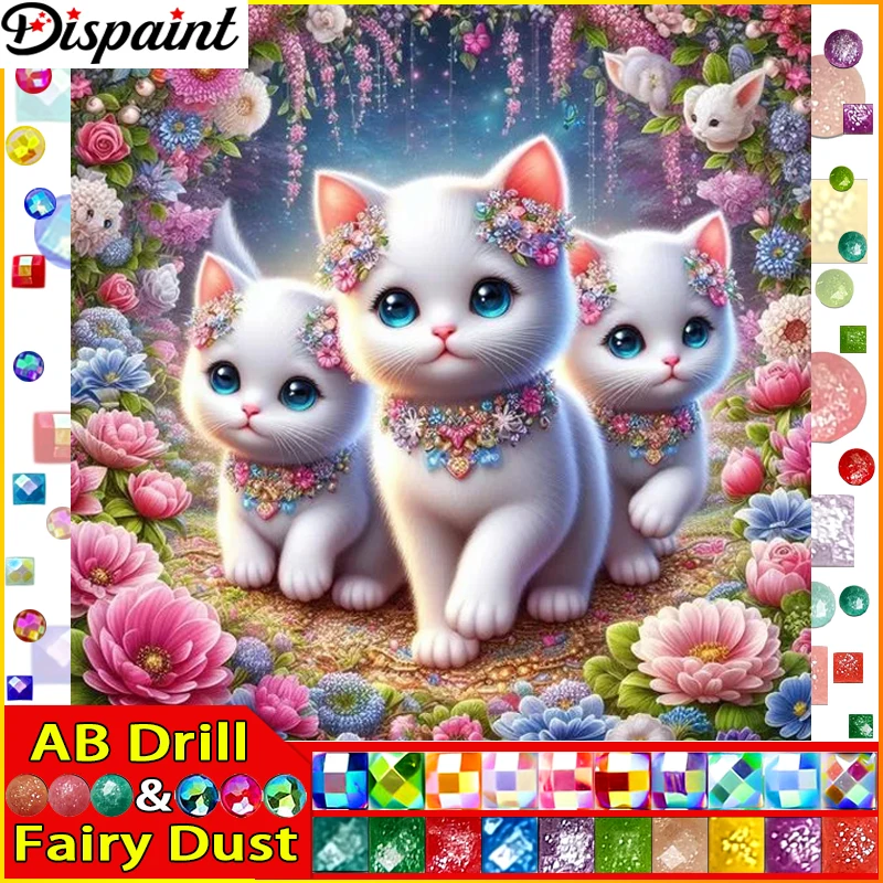 Dispaint Fairy Dust AB 5D Diy Diamond Painting Cross Stitch 