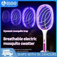 3 IN 1 10/6 LED Mosquito Killer Lamp 3000V Electric Bug Zapper USB Rechargeable Summer Fly Swatter Trap Flies