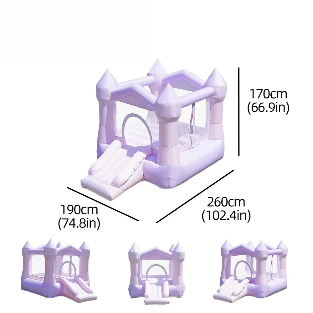 Custom Made Quality Purple Kids Jumping Castle Bouncy Castle Jump House Jumper Inflatable Bounce House for Parties