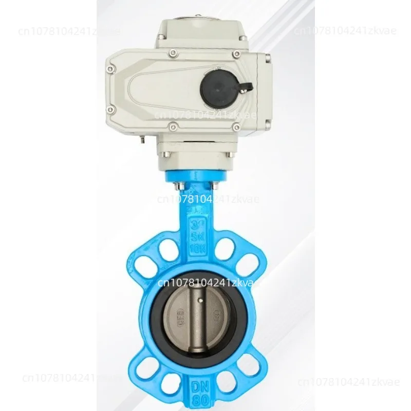 Electric Wafer Butterfly Valve AD971X-16 DN25-32 Soft Seal Wafer Type Fine Small Electric Valve