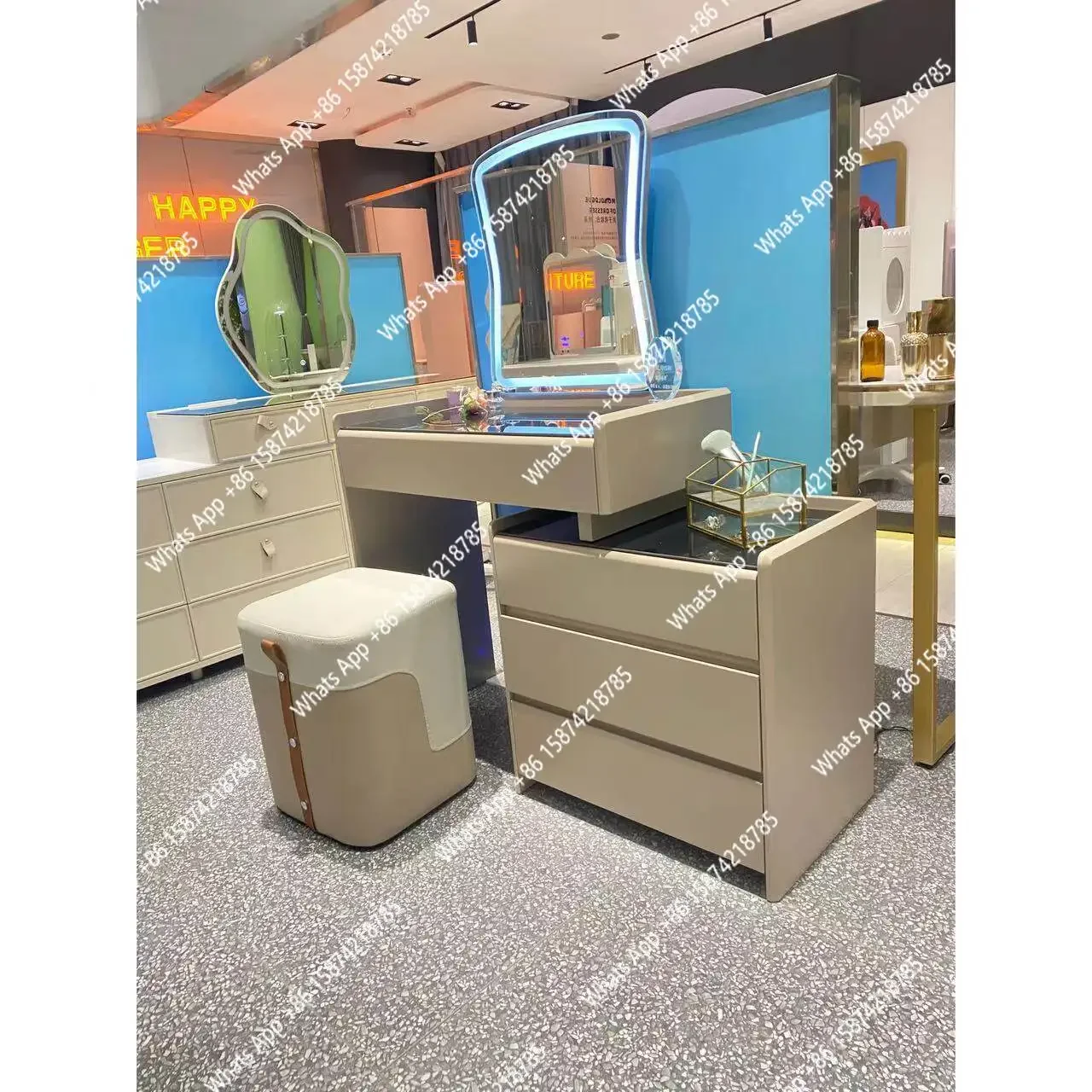 X32 Noble Quality Dresser Light Luxury Modern Simple Bedroom Dresser Household Small Apartment Dresser Storage