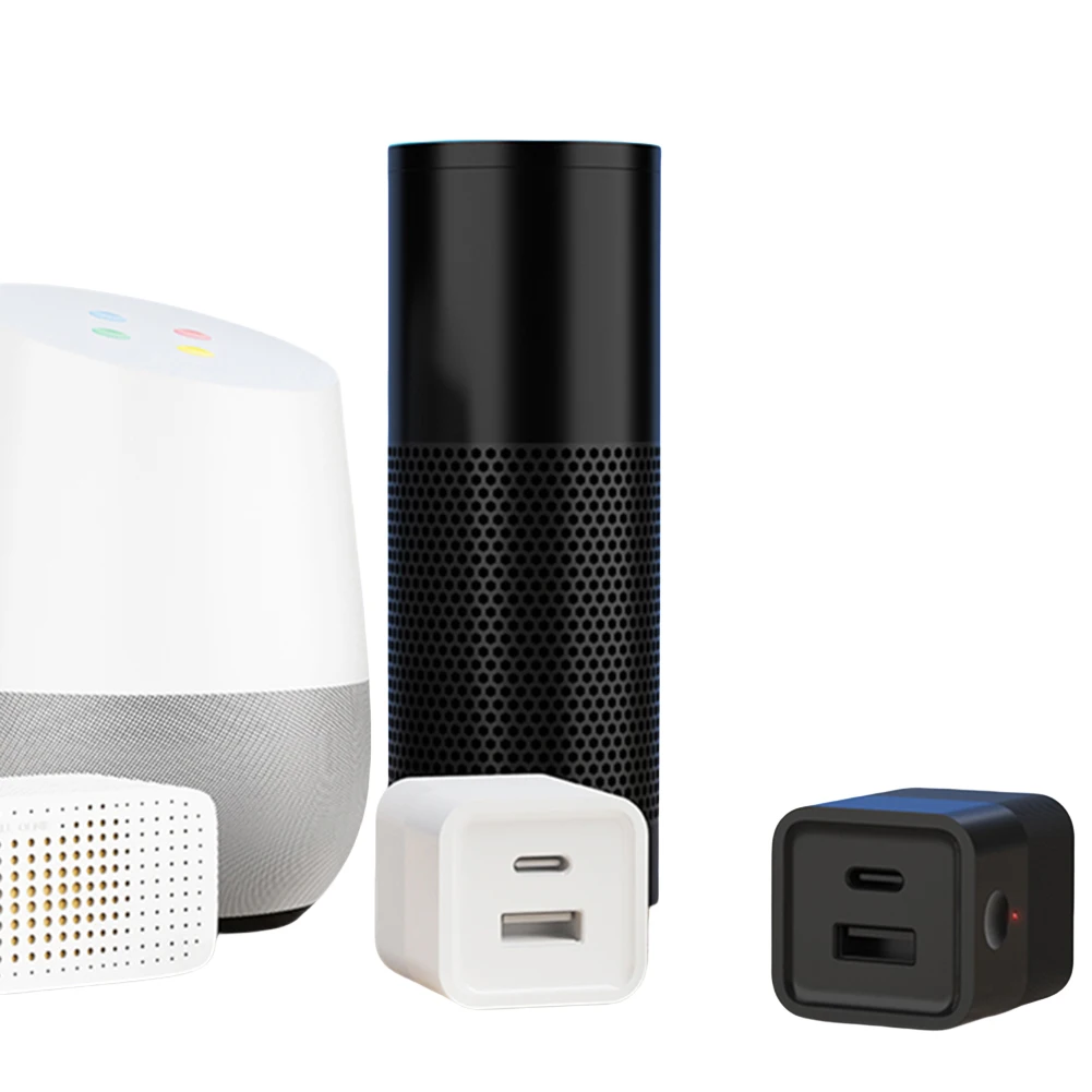 Adaptador USB tipo C com controle de voz, agendamento inteligente, compatível com Alexa e Google Home