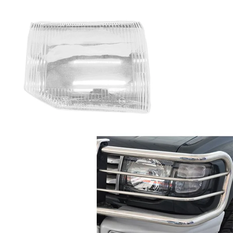 Car Left Headlight Shell Lamp Shade Transparent Lens Cover Headlight Cover for Mitsubishi Pajero V31 V32 V33