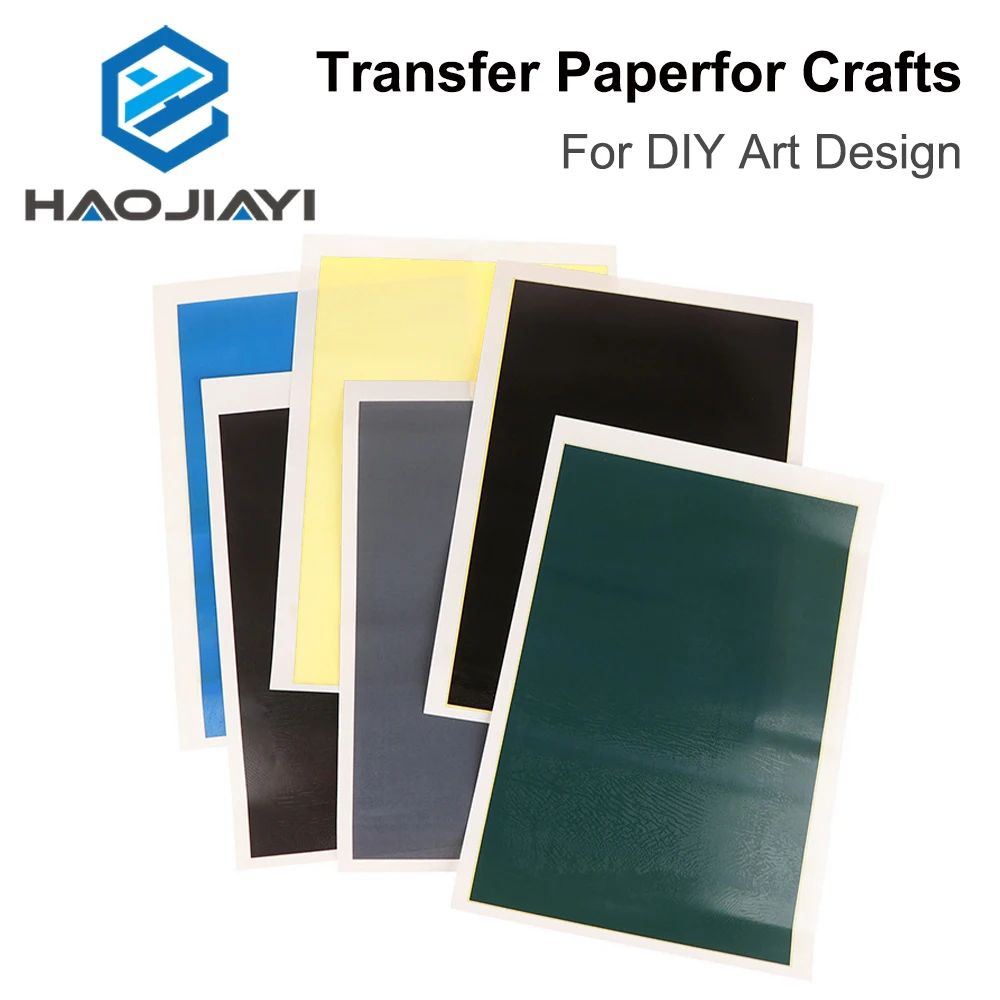 HAOJIAYI 5/10PCS 39*27cm Laser Engraving Transfer Paper Crafts Color Marking DIY Art Design for Laser Engraving Marking Machine