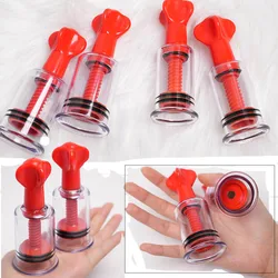 1 pair Breast Nipple Sucker Clitoris Sucker Clamp Breast Vacuum Pump Enlargement G-spot Stimulate Massager Sex Toy For Women Men