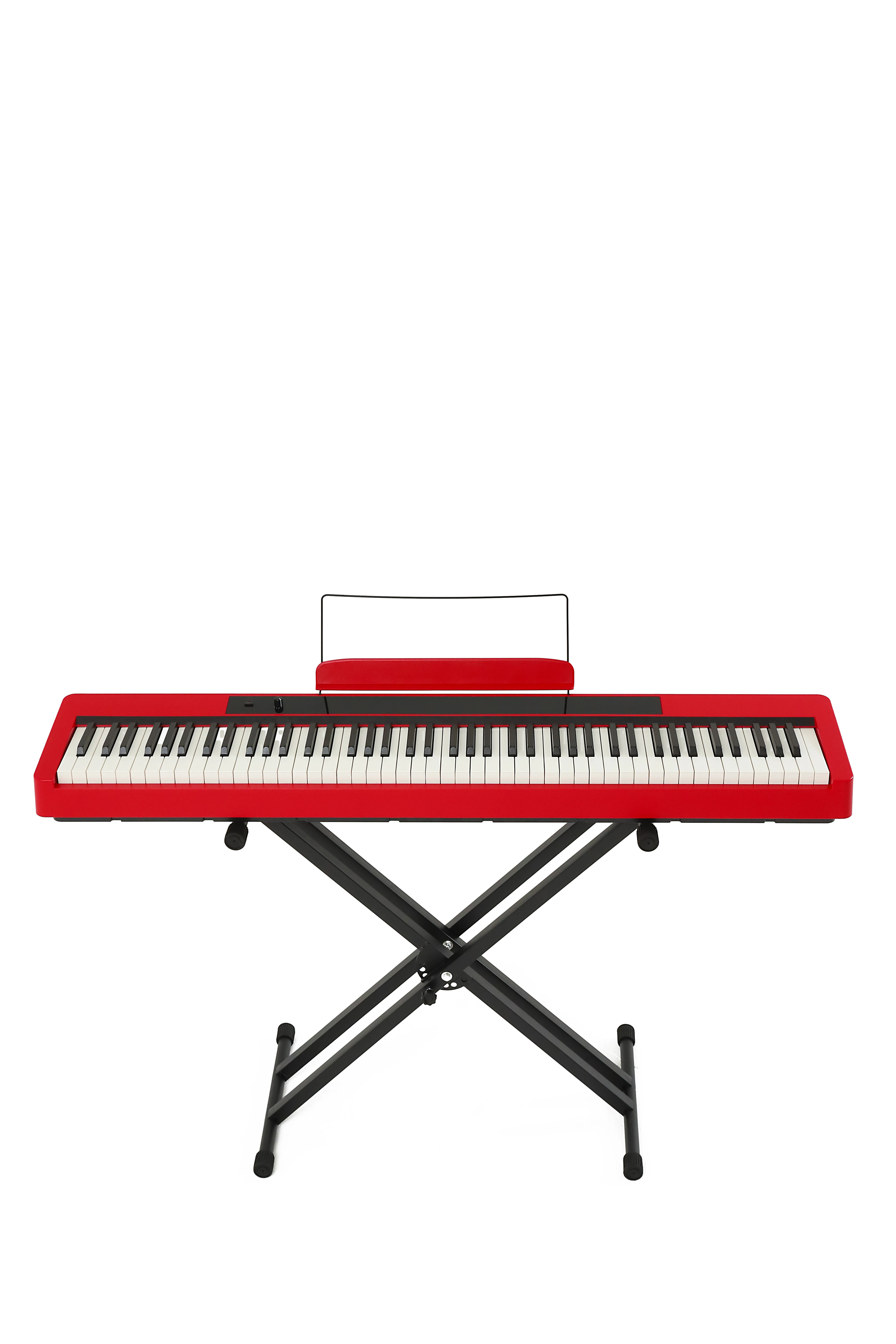 88-Key Weighted Digital Piano Can Be Matched with Adjustable Stand for Professional and Beginner Musicians