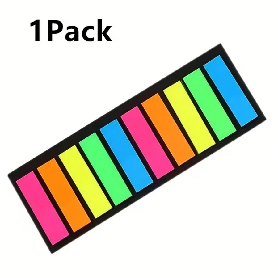 1 pack/200 sheets of high-quality multi-color memo paper paste notes, bookmark marking sticker paper