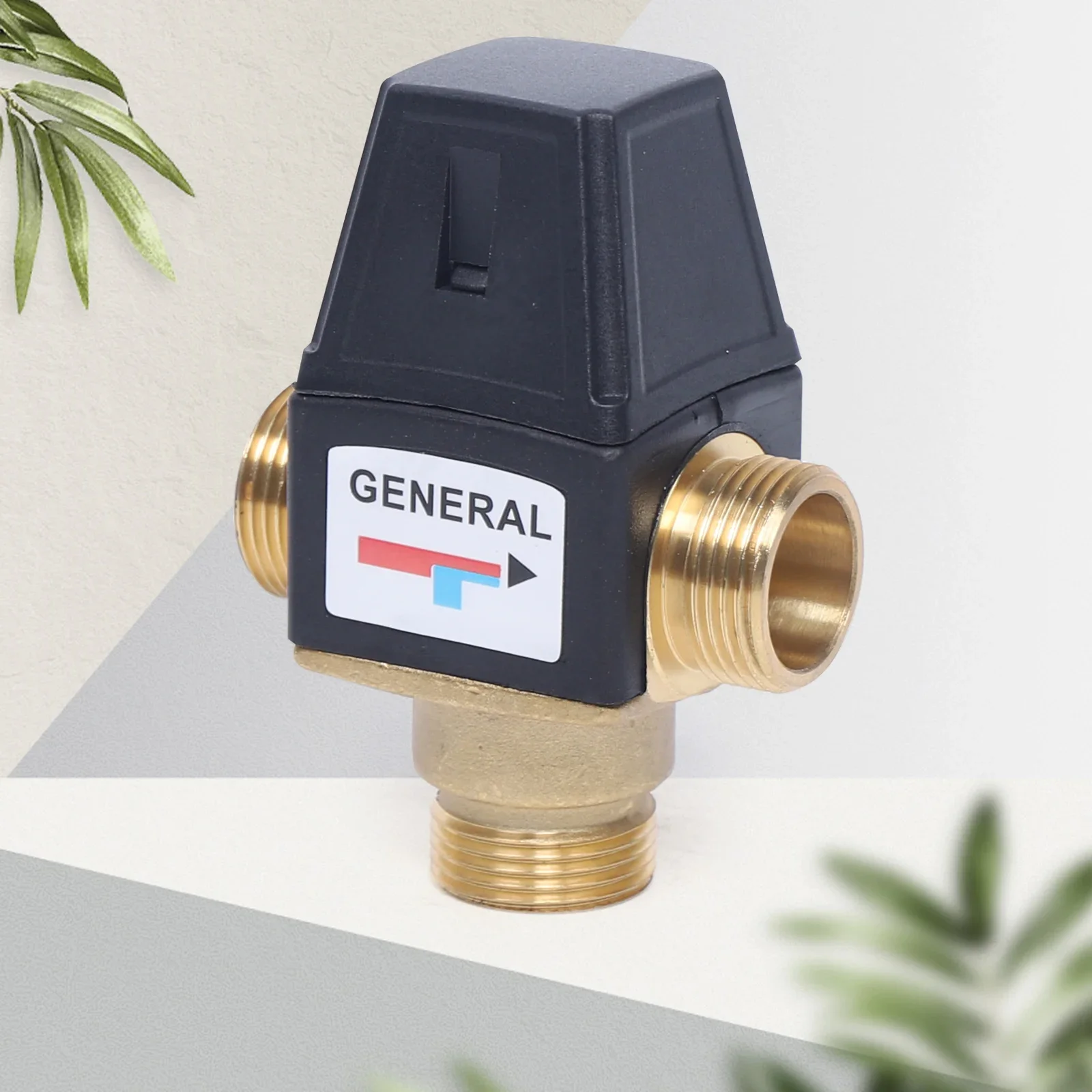 GTK-Serie Thermostatisches Wassermischventil DN20 3-Wege mit Kalkschutz, Sicherheitsschutz und Konstanttemperaturregelung – Detail 1