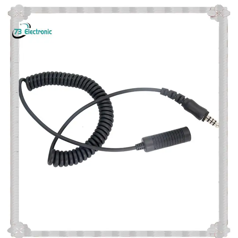 

24-Hour Delivery U174 Cable Extend For U94 PCI PTT Adapter TAC-SKY Headset Walkie Talkie 7.1Mm Plug For U94 PCI PTT Adapter
