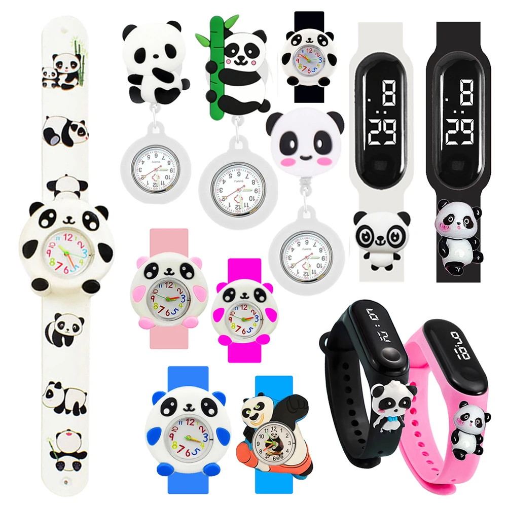 Cartoon Panda Children Watches