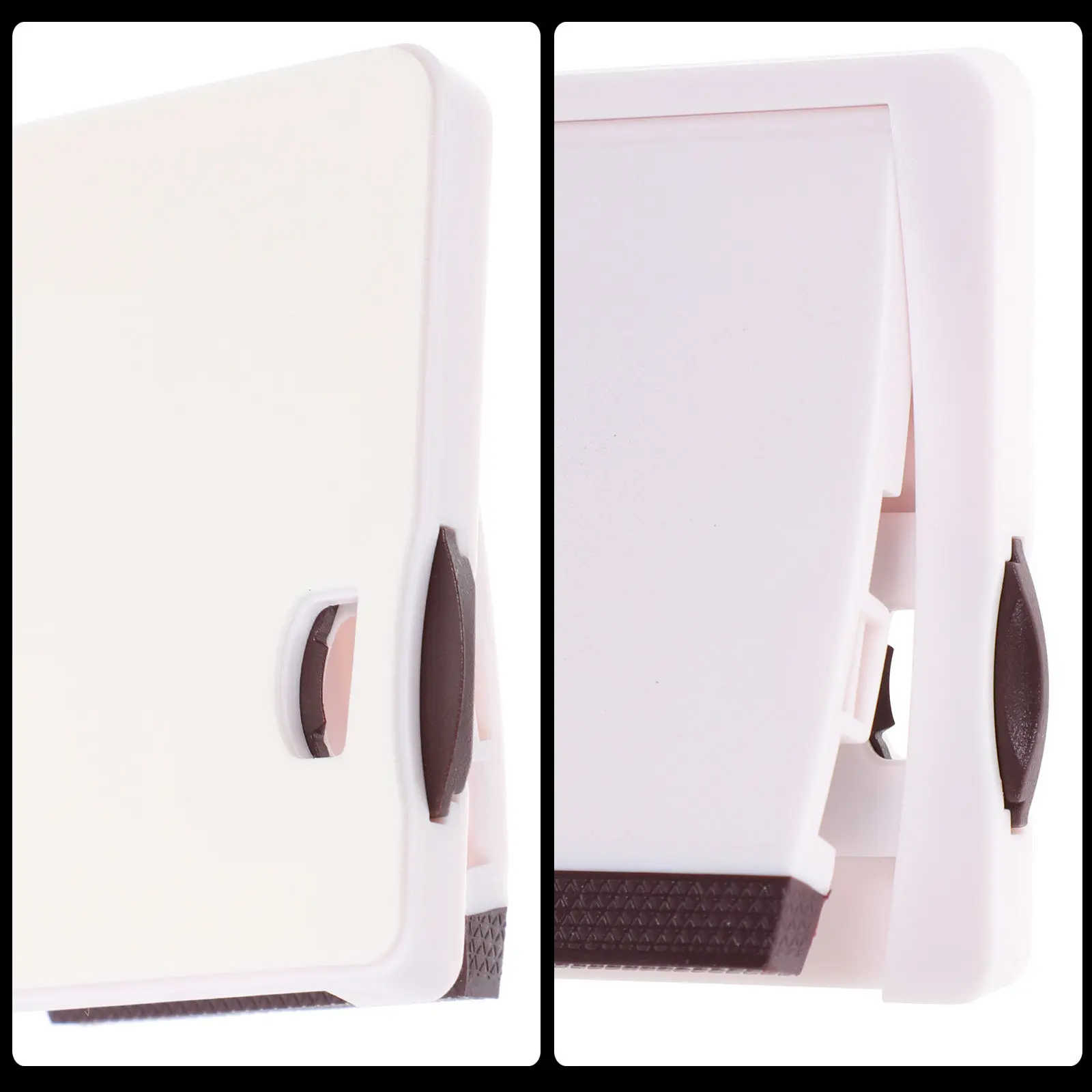 Sliding Door Window Lock Safety Device Double Button Release Soft Buffer Pad for Windows Cabinets Drawers Home Safety