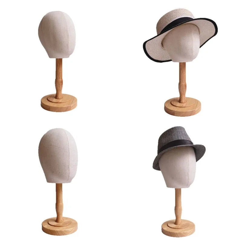 Wig Hat Caps Display Stand Baby Children Mannequin Head Model Caps Storage Cloth Rack for Shopping Mall Hairdresser Training