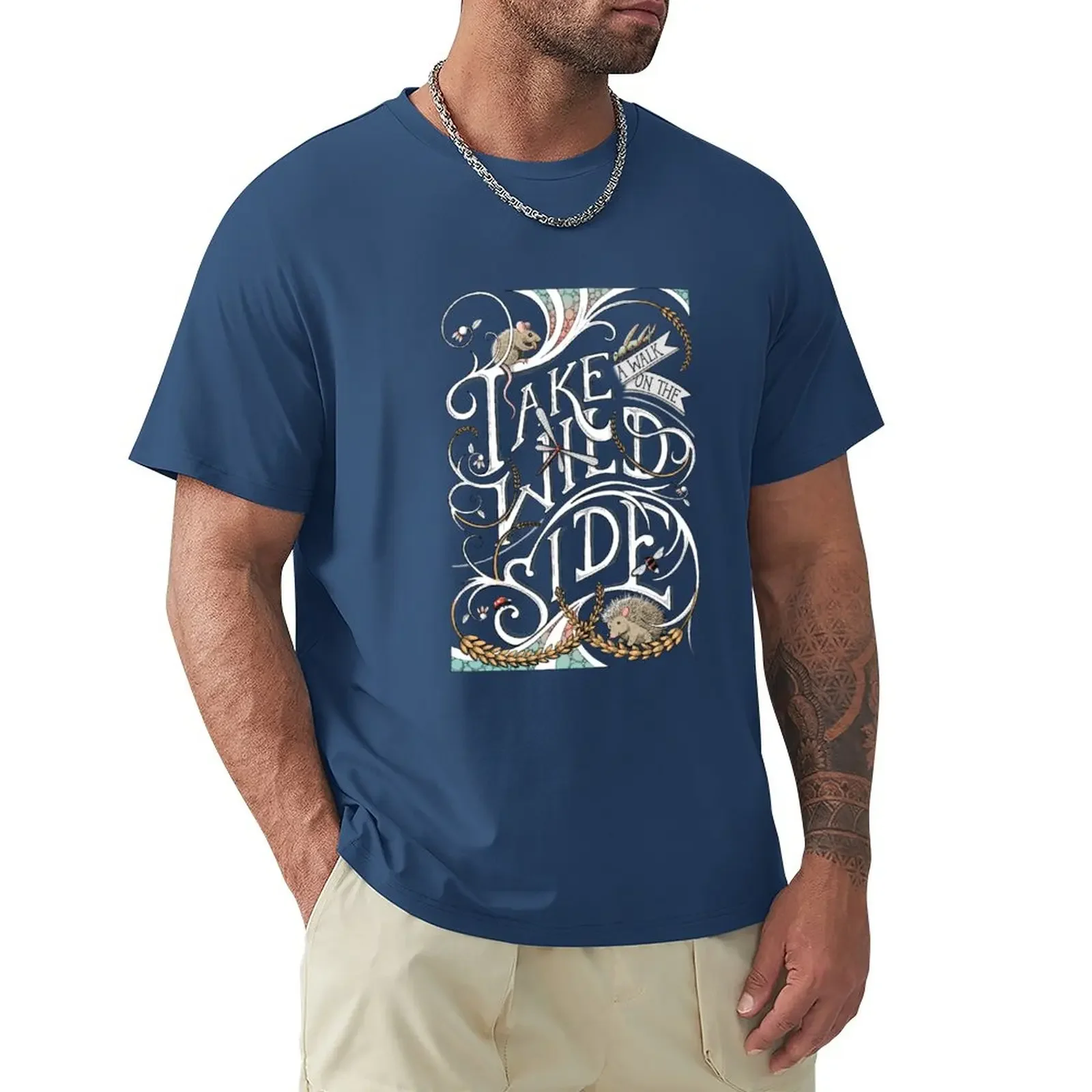 Take a Walk on the Wild Side T-Shirt blacks quick drying designer t shirt men