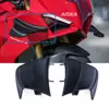 DUCATI 파니갈레 V4 V4S V4R 2018 - 2021 공기역학 윙렛, 탄소 섬유 오토바이 액세서리, 공기 디플렉터 고정 날개 2