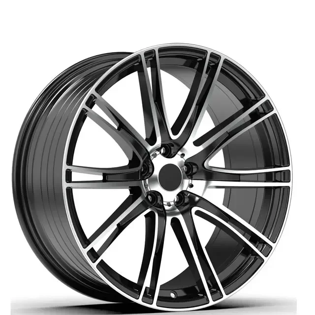 

l for Black Finish Passenger Car Alloy Rims Black Machine Face 20 Inch 8.5J 10J 5X112~120 PCD Aluminium Alloy Wheels For BMW