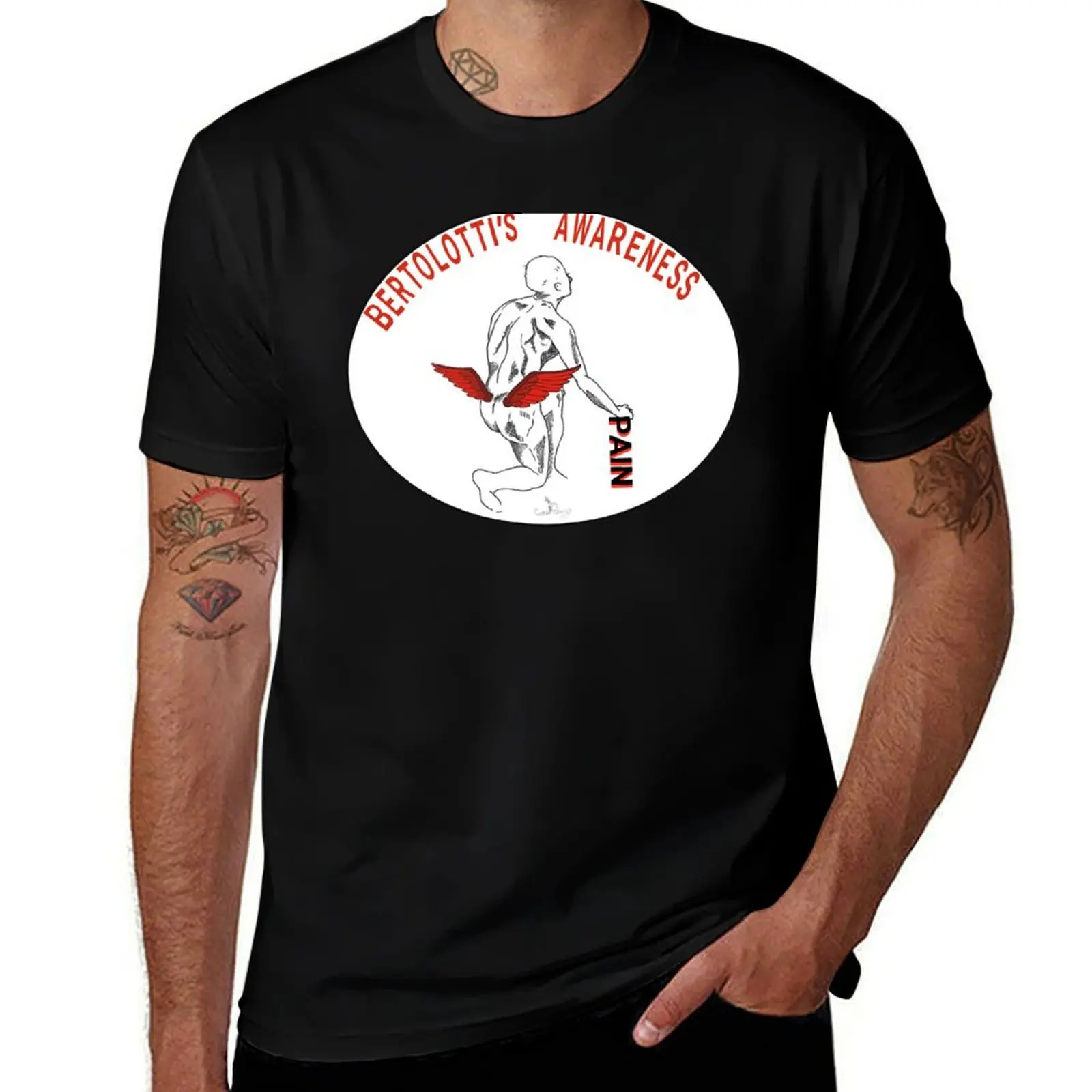 

Bertolotti Awareness. T-Shirt men t shirt cotton 100% T-Shirt