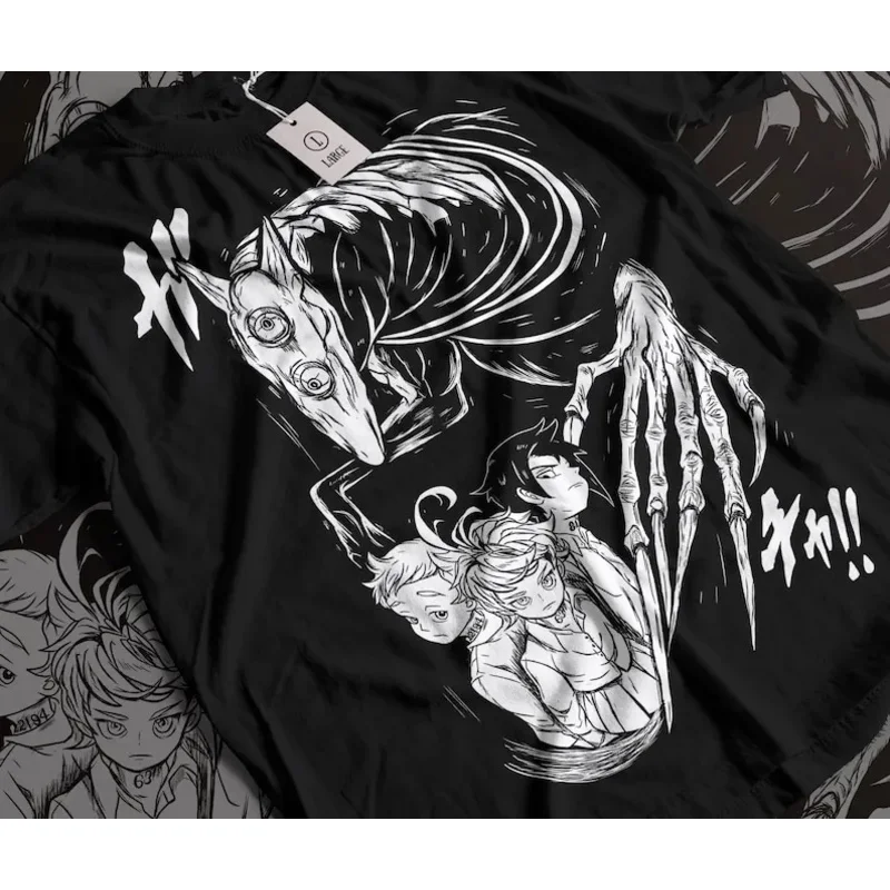 

The Promised Neverland Shirt, Yakusoku No Neverland Manga Shirt, Emma Ray Norman Anime Shirt, Promised Neverland Japanese Shirt