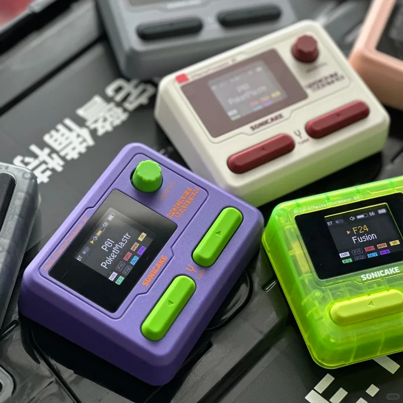 Sonicake Pocket Master English Version Pocket Multi-effects Pedal for Electric Guitar Wireless Bluetooth Connection