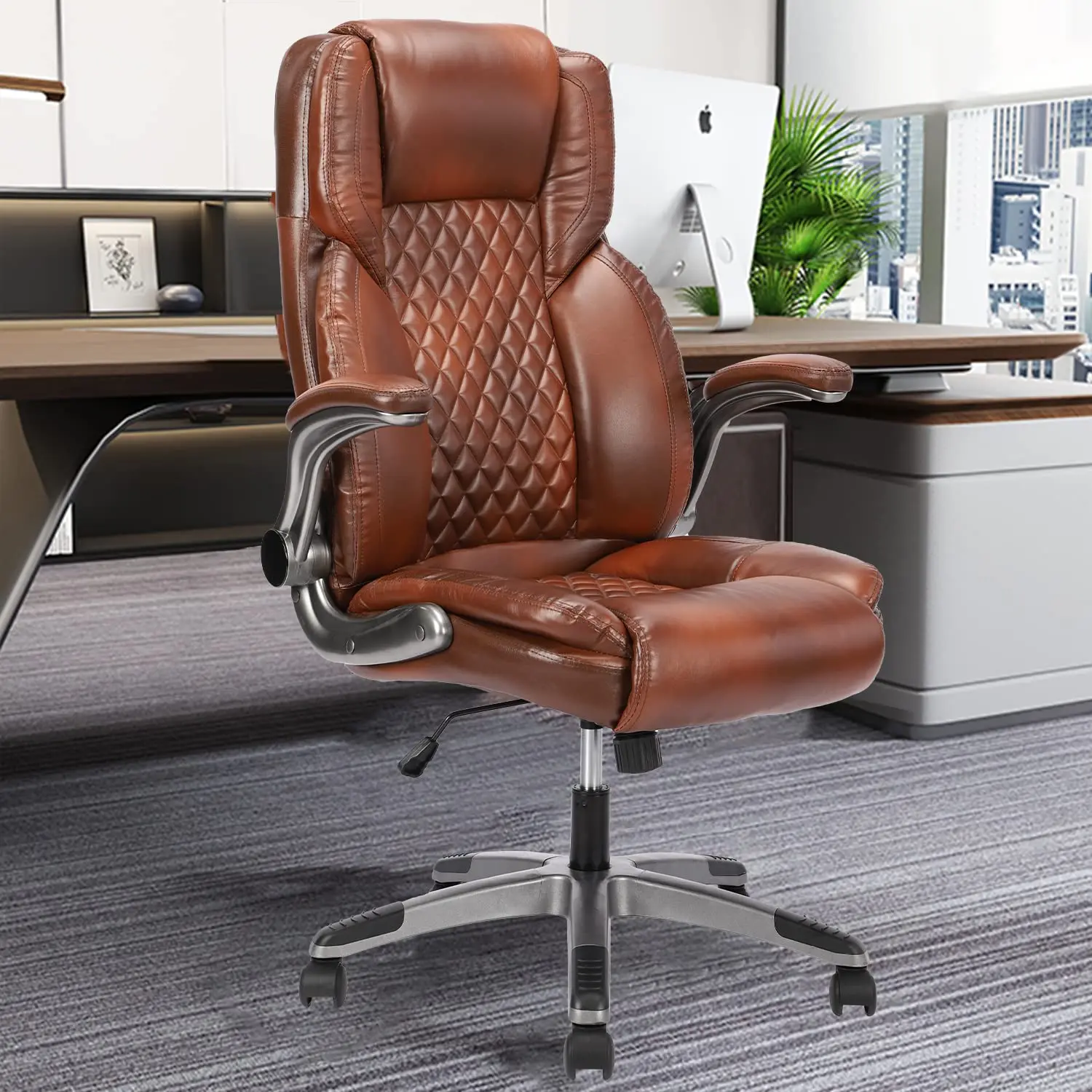 High Back, Ergonomic, Rocking, Comfy, Vintage, Work Chairs, Home,Gaming,Cross Legged Sitting