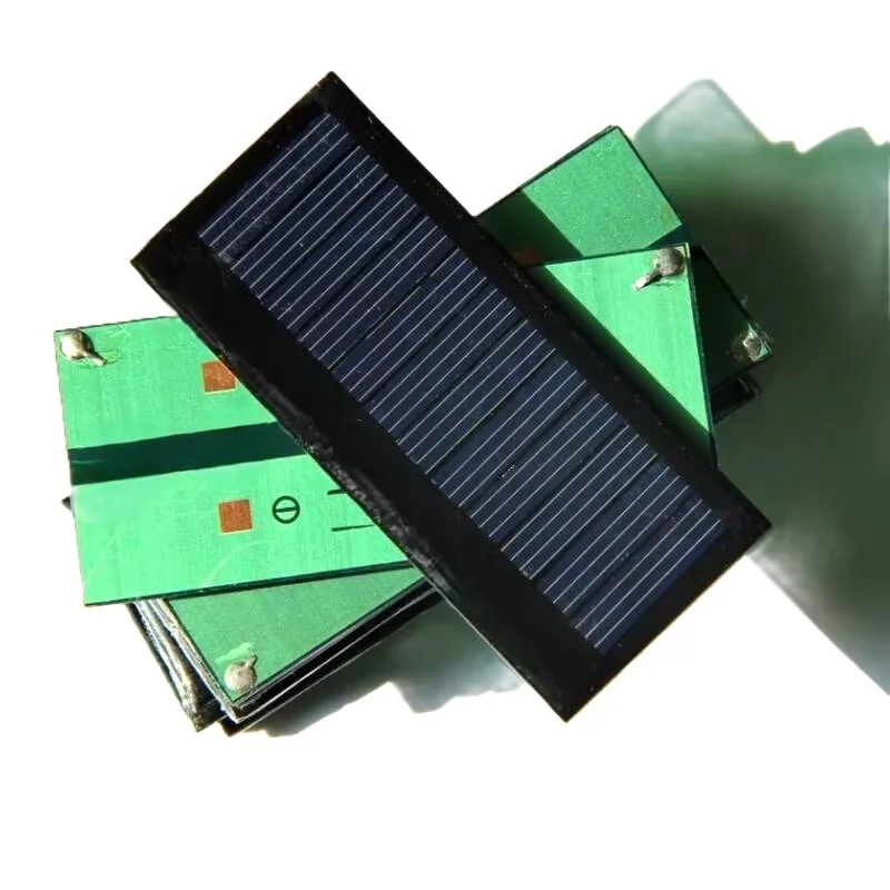 Sel Surya Mini 0.3W 5.5V 54mA Modul Melambung Panel Surya Polikristalin DIY Lampu LED Surya dan Mainan Surya 86*38*3MM 10 Buah