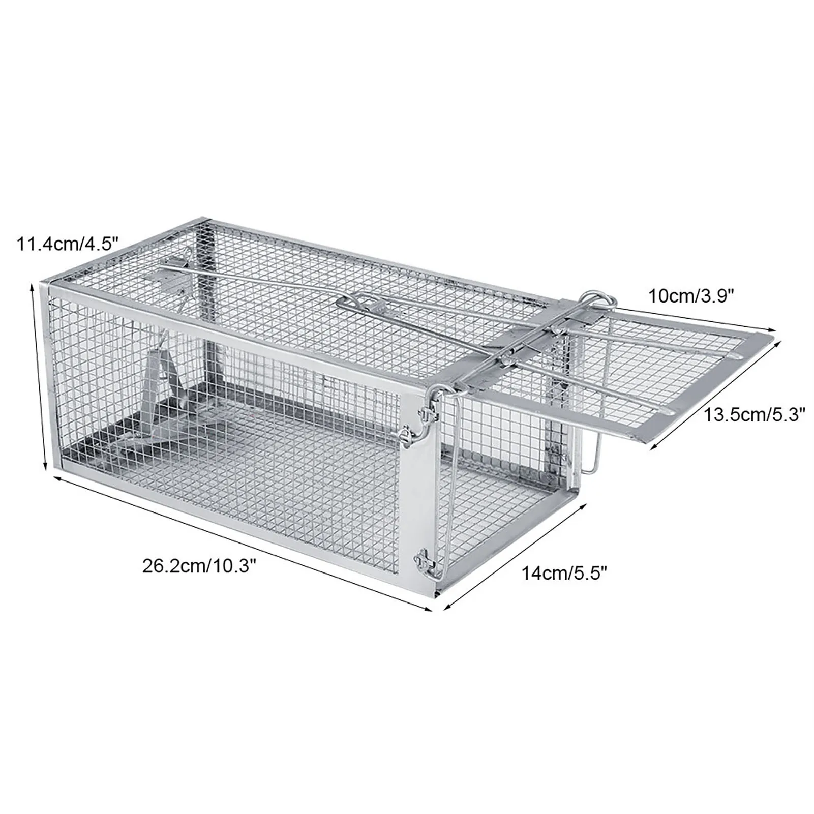 26.2*14*11.4cm Rat Trap Cage Small Live Animal Pest Rodent Mouse Control Bait Catch Rat trap